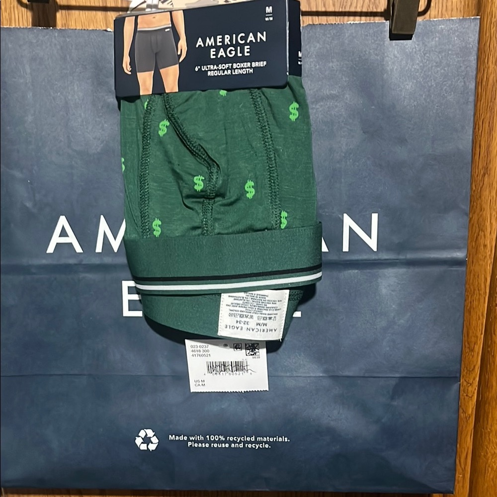 American Eagle Green Boxer Briefs